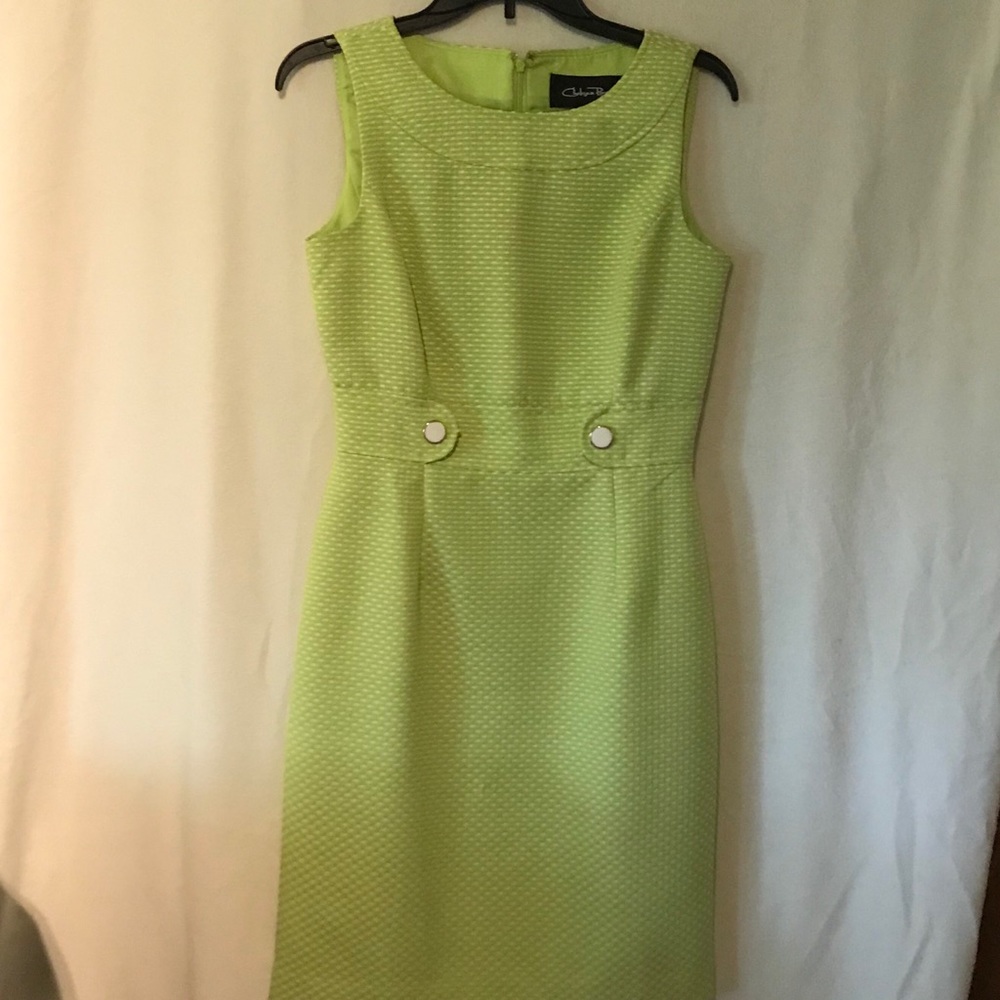 Dress Sheath style button detail